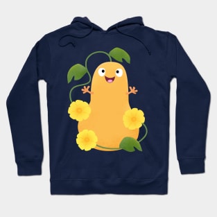 Cute happy butternut pumpkin gourd cartoon Hoodie